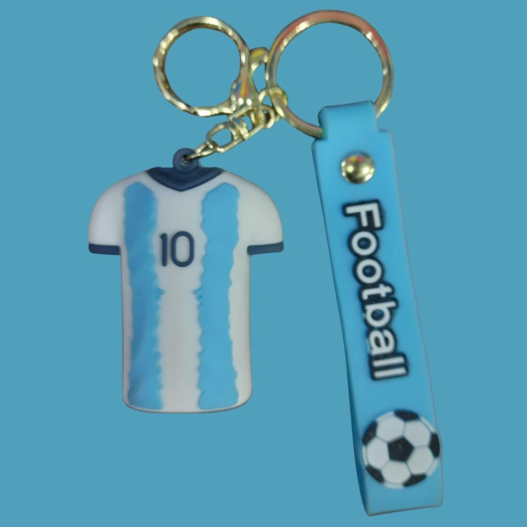 3D Silicon Messi Keychain