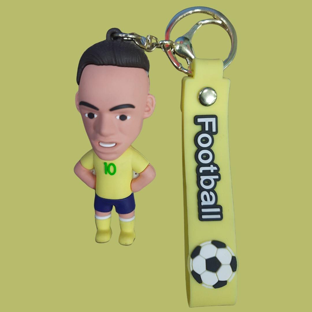 3D Silicon Neymar Keychain