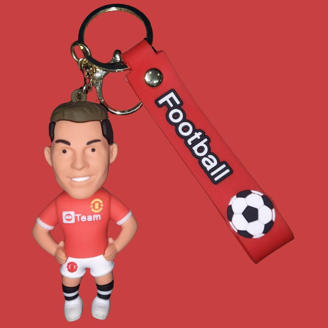 3D Silicon Ronaldo Keychain